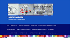 Desktop Screenshot of lacasainclinada.com